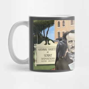 Edgar Allen Poe Humorous Art Mug